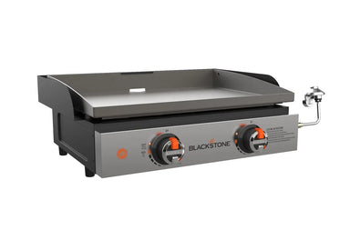 Blackstone 22-Inch Stainless Steel Tabletop Propane Griddle with Dual Burners and Adjustable Heat Zones