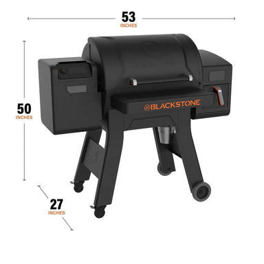 Blackstone 2258 Smoker Airfryer Combo with open drawers and cooking surfaces displayed