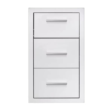 Summerset TDC-17 17" 2-Drawer & Paper Towel Combo