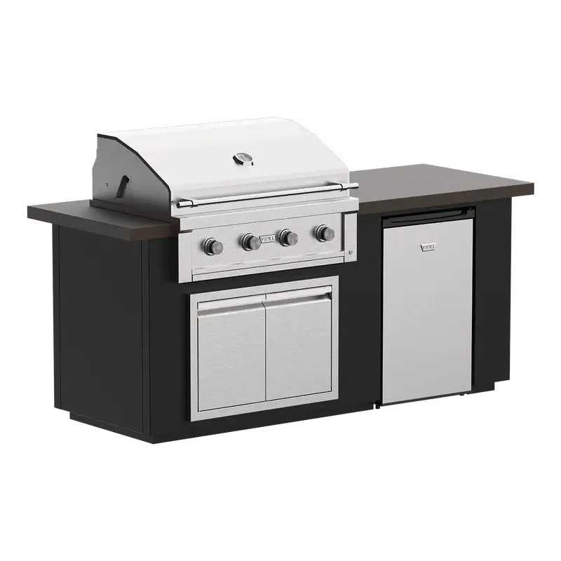 Videl Grills Alta84I Double Counter with Fridge