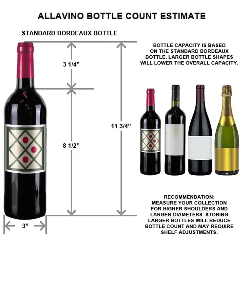 Allavino YHWR115 Wine Fridge – Freestanding 99 Bottle Cooler