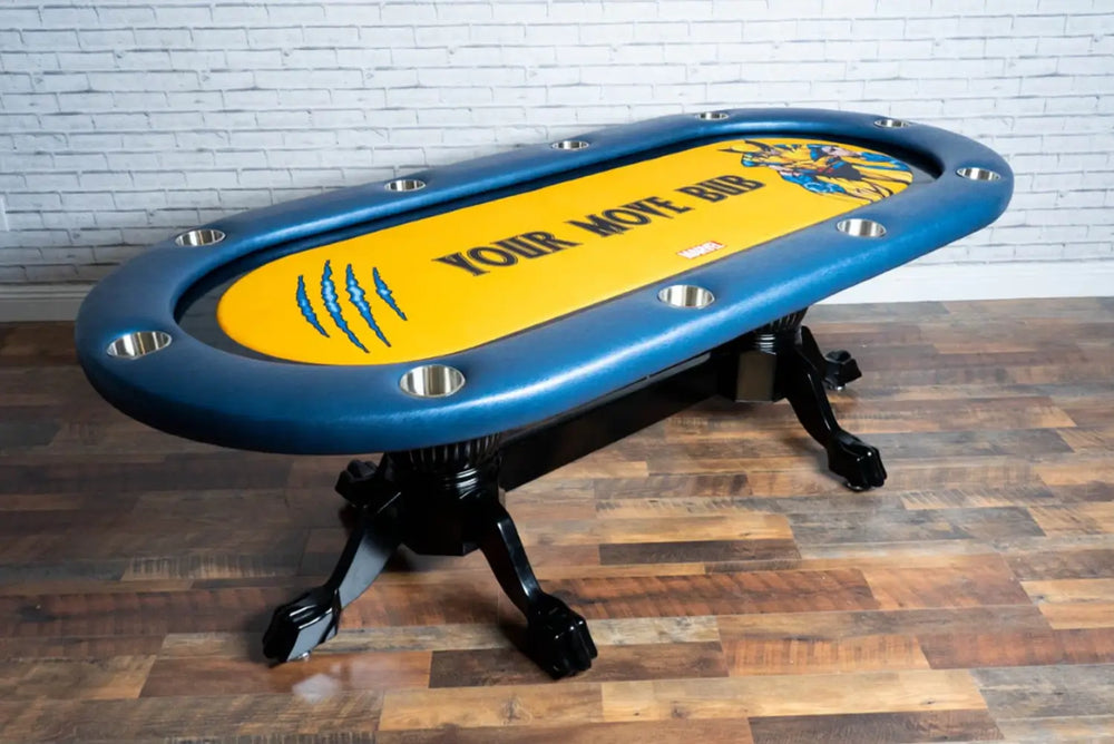 BBO Elite – 10 Player Oval Poker Table w/ Dining Top Option