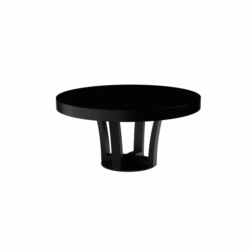 Galaxy Round Poker Table  by Arts Gameroom Black Dining Top