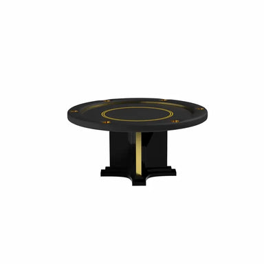 Luxor Round Poker Table by Arts Gameroom Black