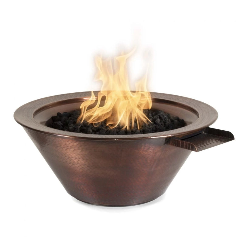The Outdoor Plus Cazo Fire & Water Bowl – Hammered Copper