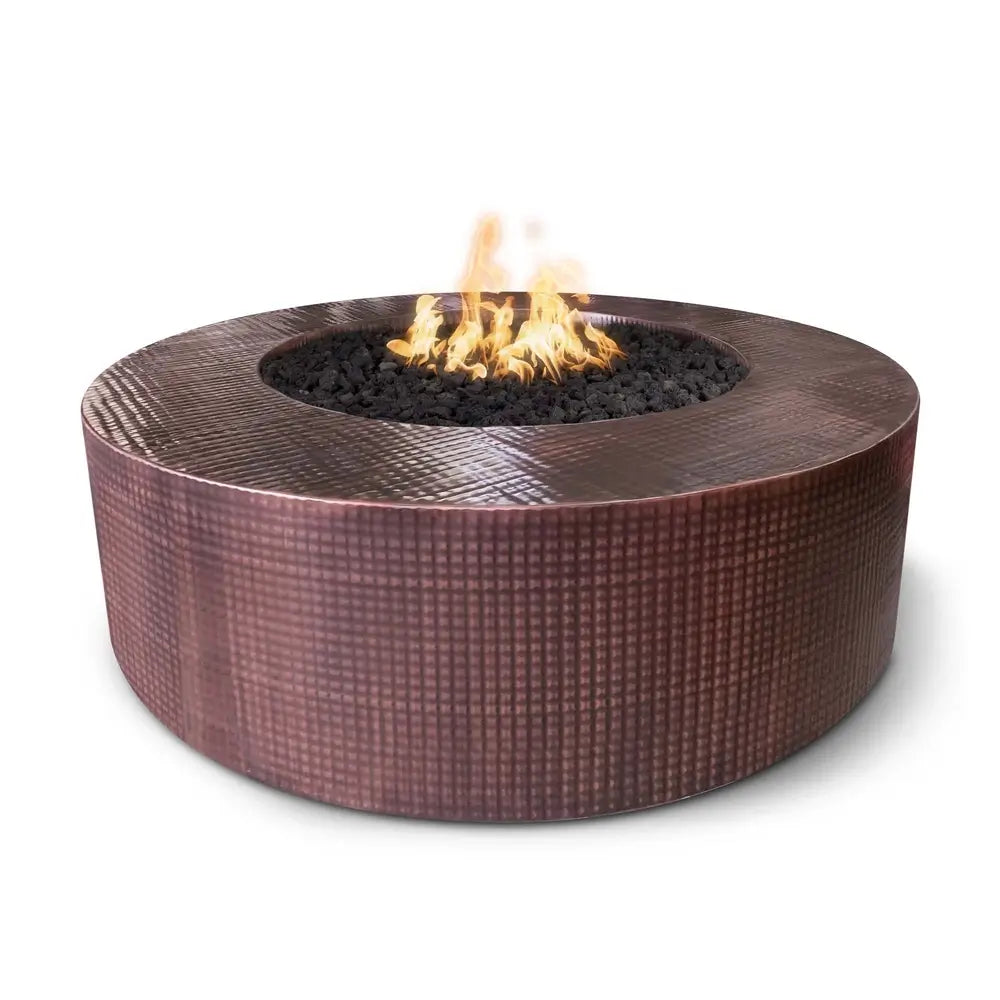 The Outdoor Plus Unity Fire Pit – 24" Tall Round Design Copper