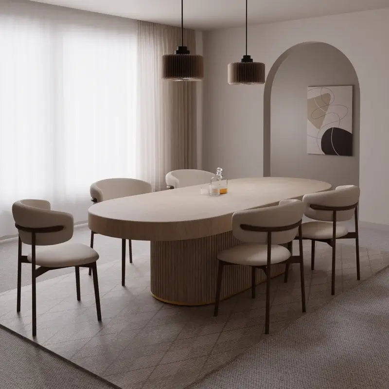 Arts Gameroom Deluxe Poker Table - White Oak Dining Lifestyle