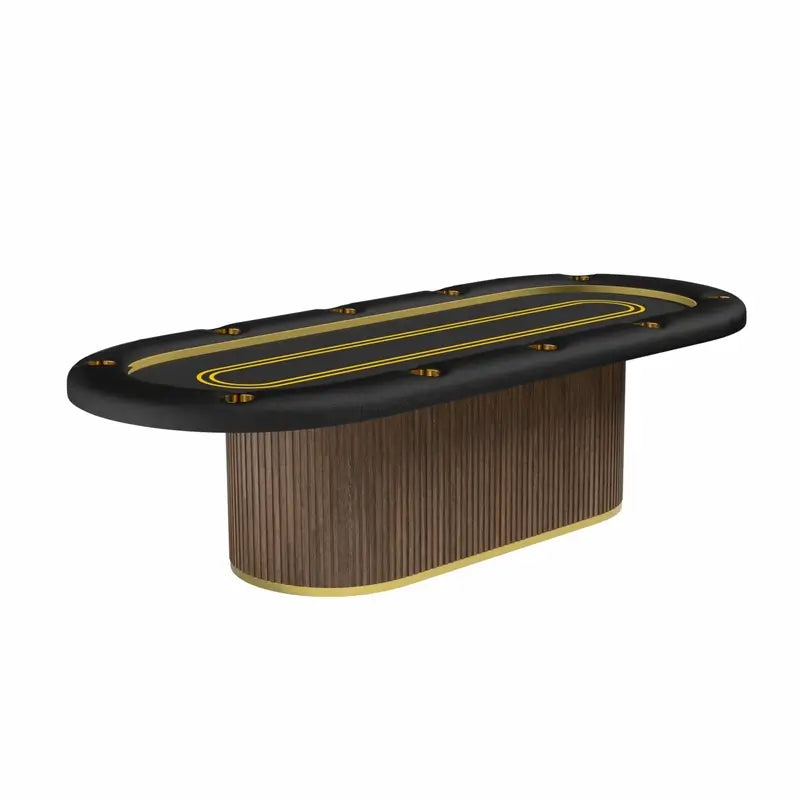 Arts Gameroom Deluxe Poker Table - Walnut