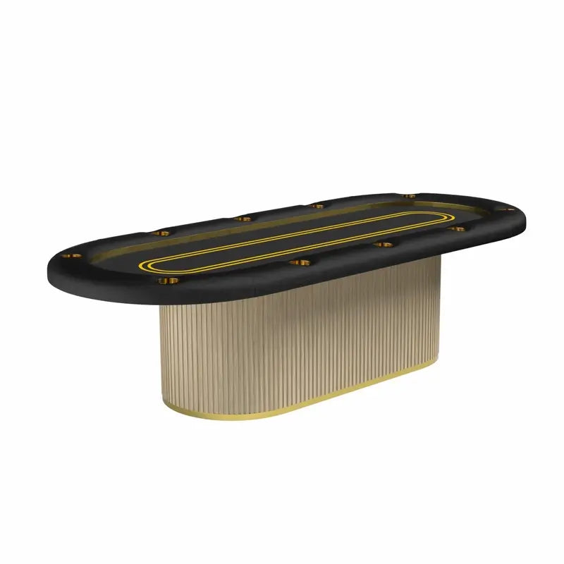 Arts Gameroom Deluxe Poker Table - White Oak