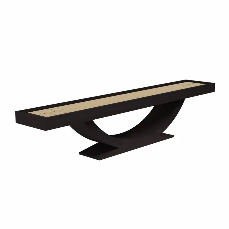 Siamun 9 ft Shuffleboard by Arts Gameroom Ebony Black