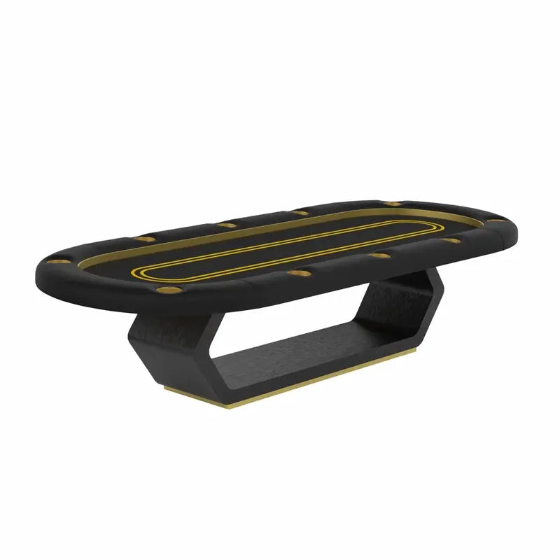 Arts Gameroom Galaxy Poker Table - Ebony Black