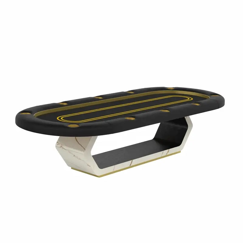 Arts Gameroom Galaxy Poker Table - Quartz Marble