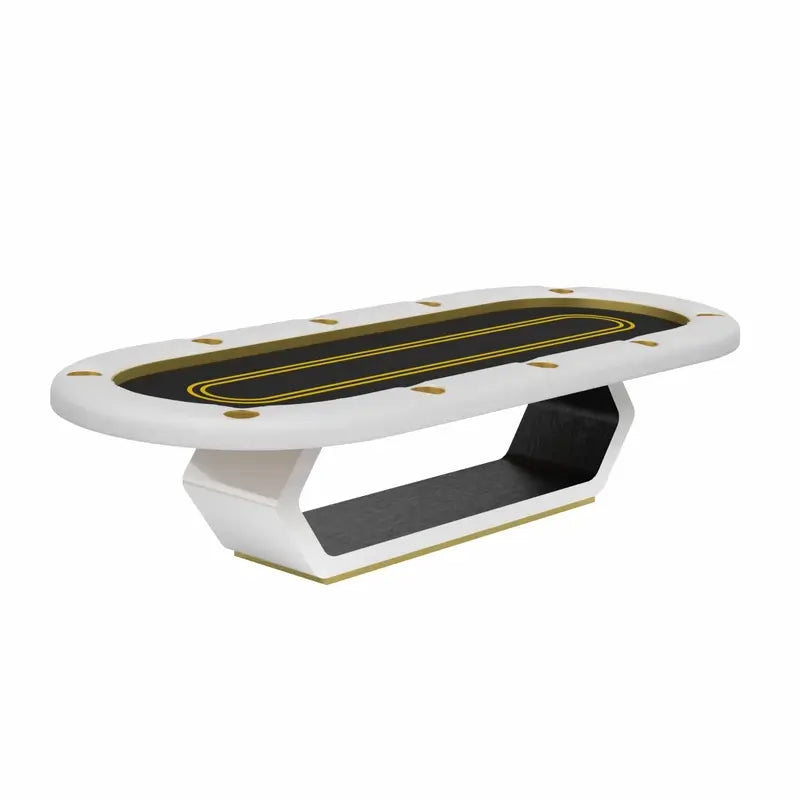 Arts Gameroom Galaxy Poker Table - White