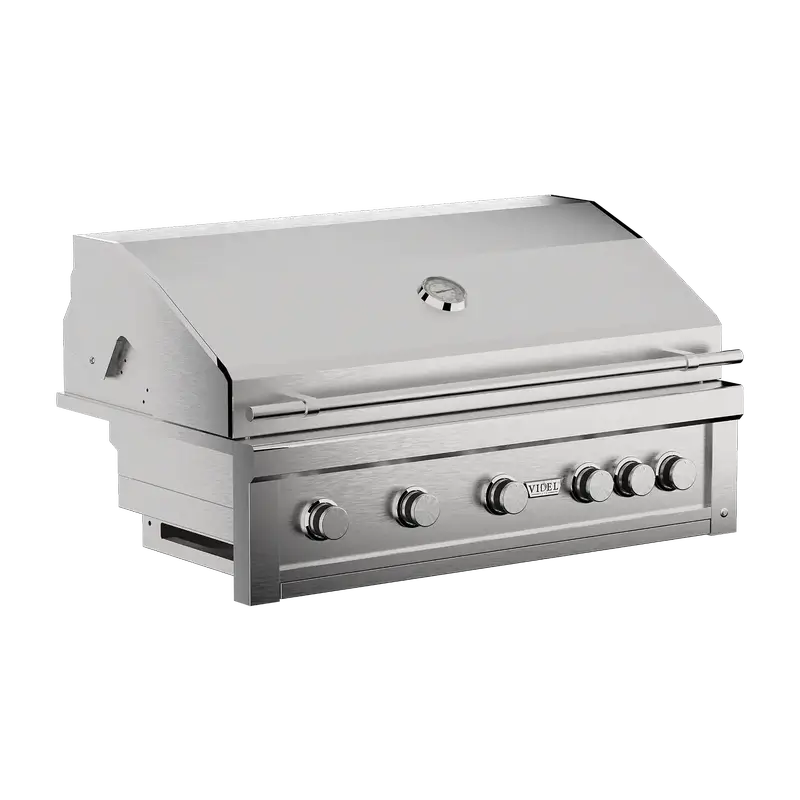 Videl Grills Gran Fuego 42 inch built-in stainless steel premium grill front view