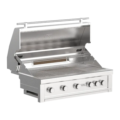 Videl Grills Gran Fuego 42 inch built-in stainless steel premium grill open view
