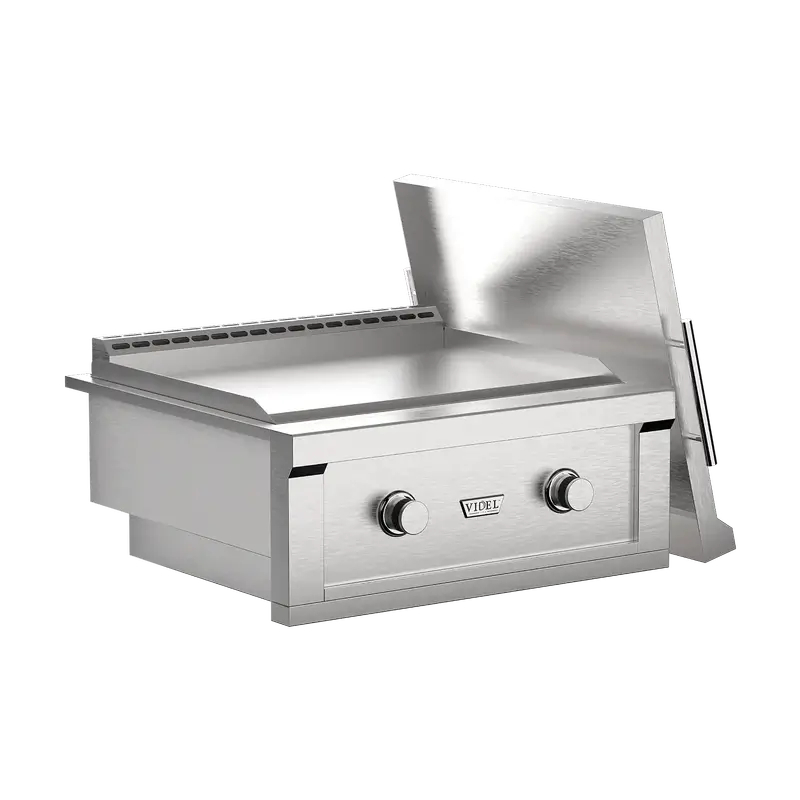 Videl Grills Gran Plancha 30 inch Built-In Outdoor Griddle with Cover