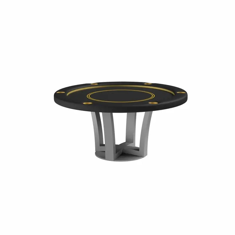 Galaxy Round Poker Table  by Arts Gameroom Gray