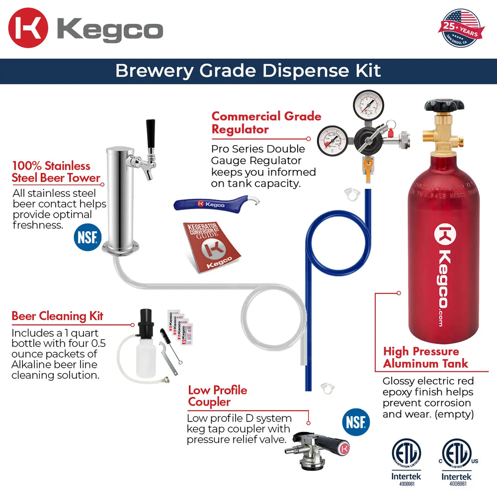 Kegco HK48 Kegerator Dispense Kit