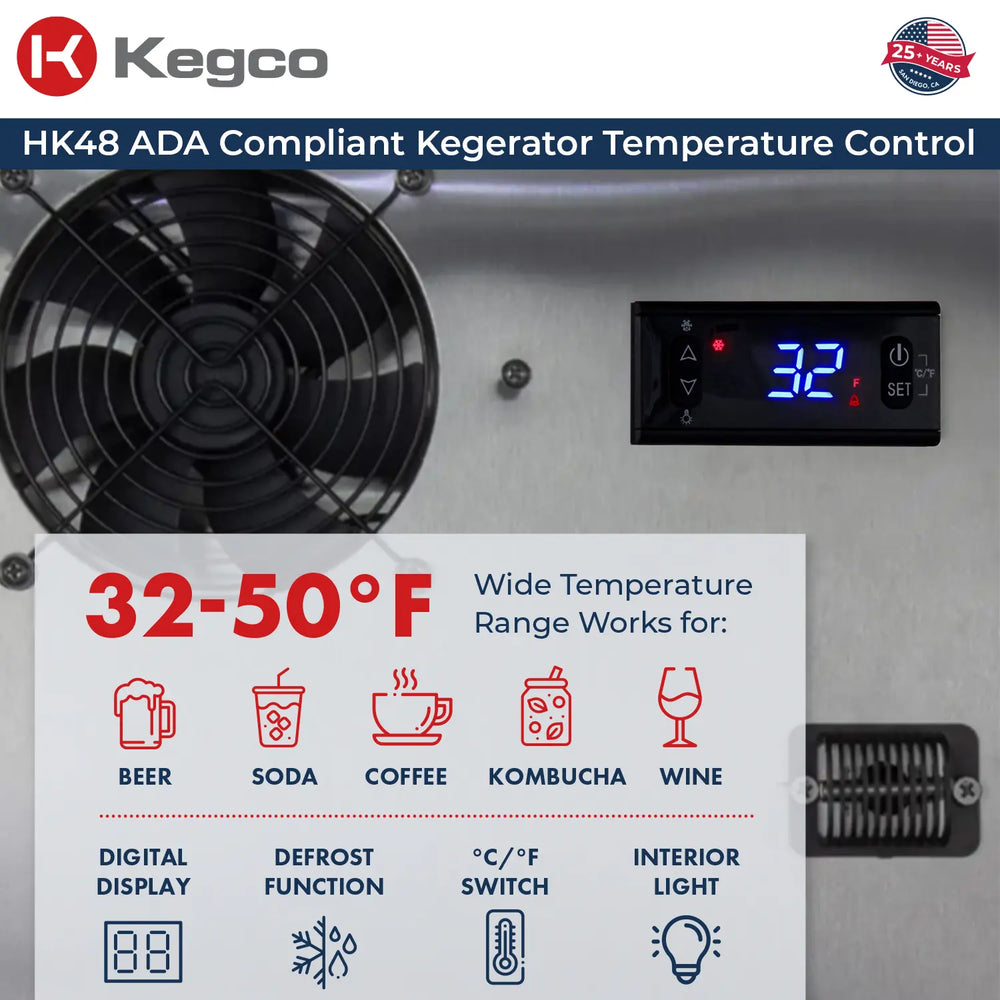 Kegco HK48 Kegerator Temp Control