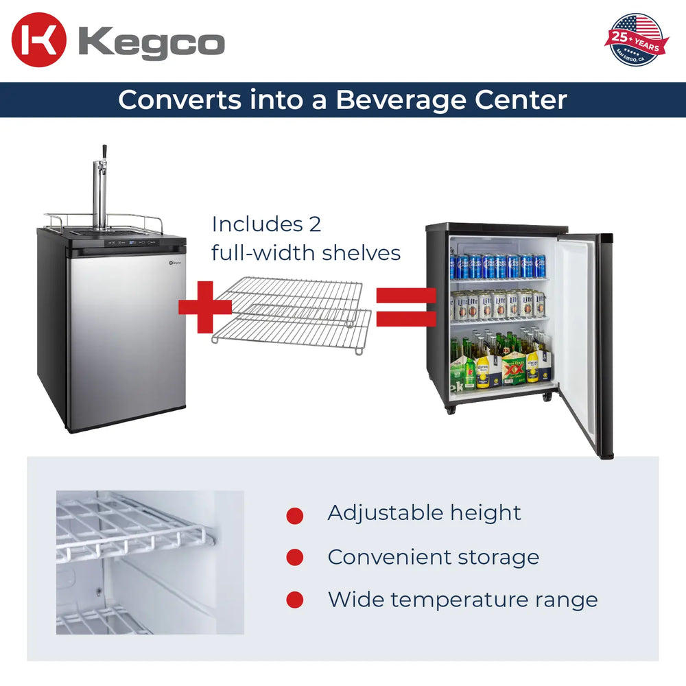 Kegco K309 Kegerator Fridge Conversion