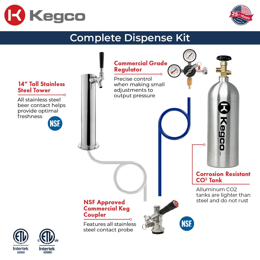 Kegco Kegerator Dispense Kit