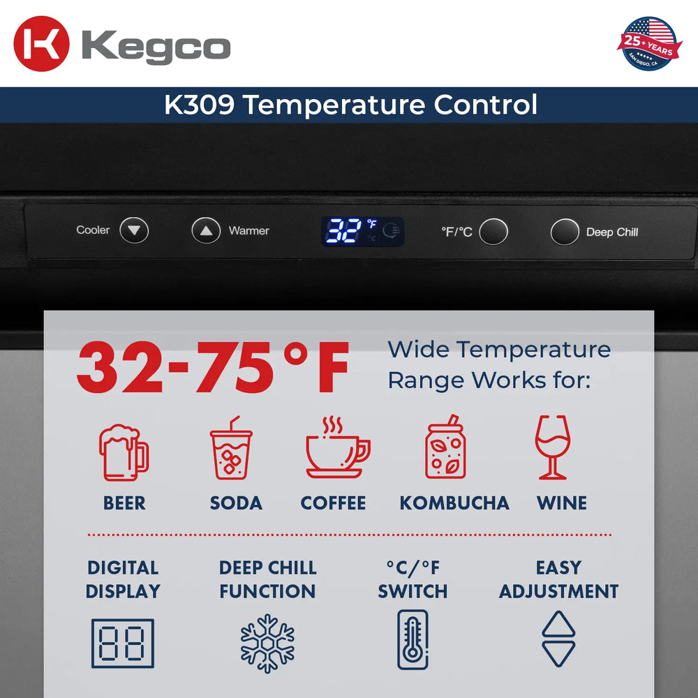 Kegco K309 Kegerator Temp Control
