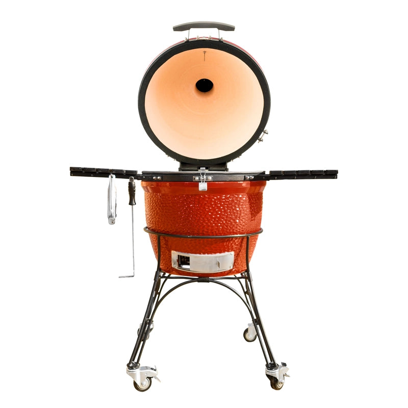 Kamado Joe KJ23RHC Front View Open Lid