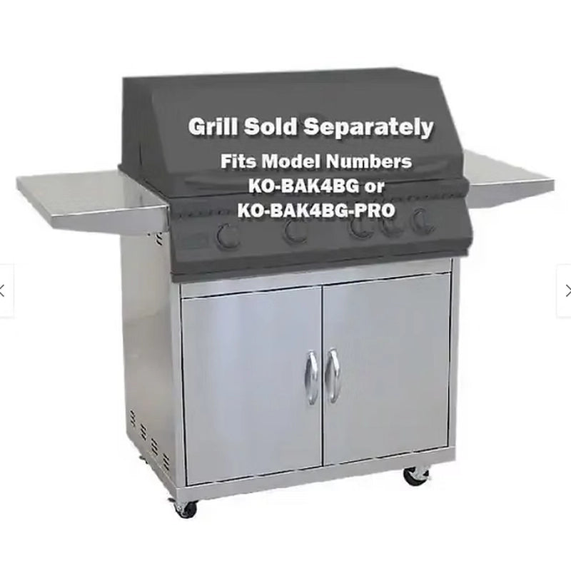 Grill Cart for KoKoMo Grills 4 Burner Grill
