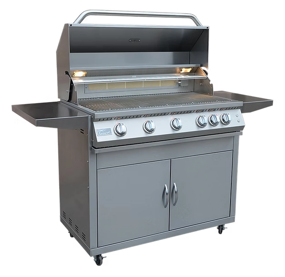 KoKoMo 5 Burner Grill with Cart Main Image Angled View