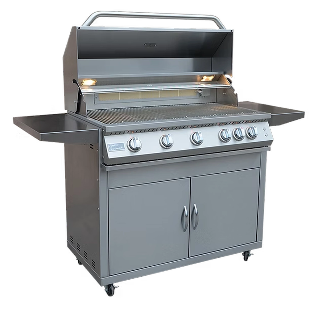 KoKoMo 5 Burner Grill with Cart Main Image Angled View