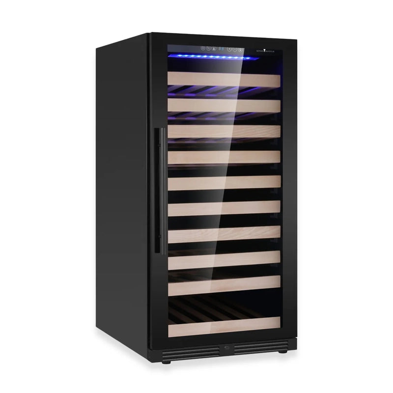 KingsBottle KBU265WX-FG RHH Freestanding Wine Cooler