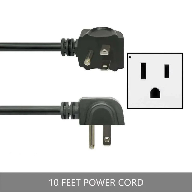 KingsBottle KBU56M 10-foot power cord with plug detail.