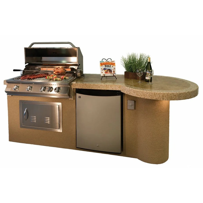 KoKoMo Maui 7.6 BBQ Island with Outdoor Seating