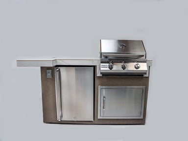 KoKoMo Mini Maui 6 BBQ Island Front View