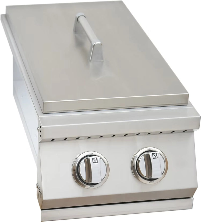 Kokomo Grill KO-BAK2BG Stainless Steel with Protective Lid
