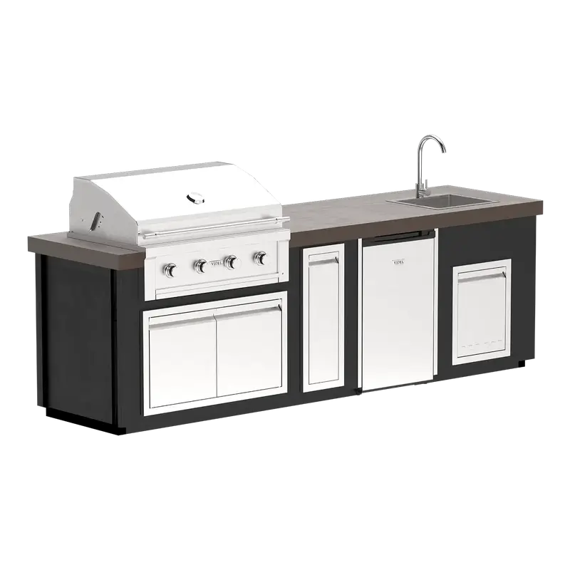 Videl Grills Luxe 112I BBQ Island
