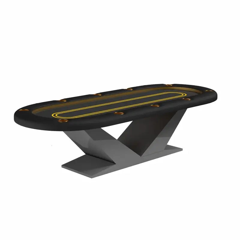 Arts Gameroom Luxor Poker Table - Gray