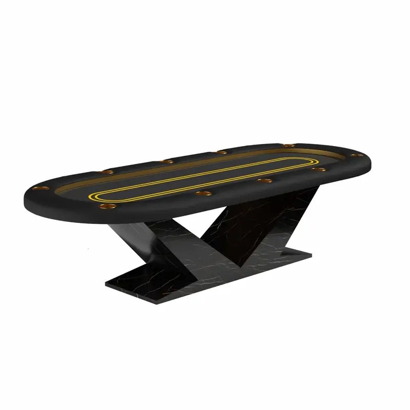 Arts Gameroom Luxor Poker Table - Sahara Noir