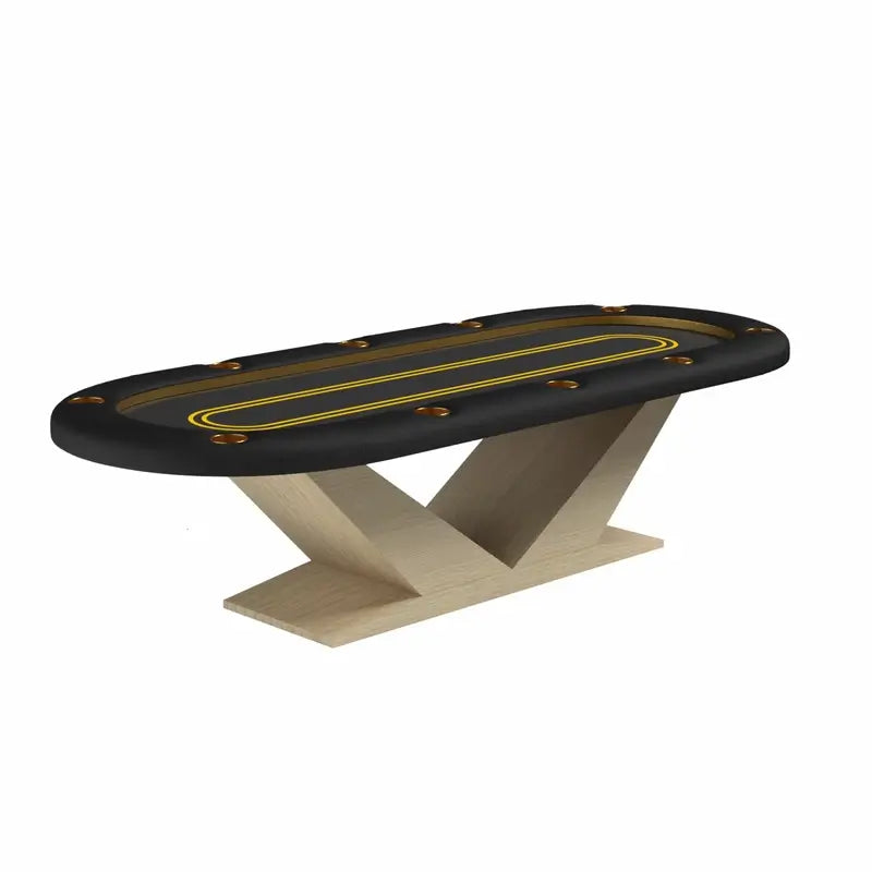 Arts Gameroom Luxor Poker Table - White Oak
