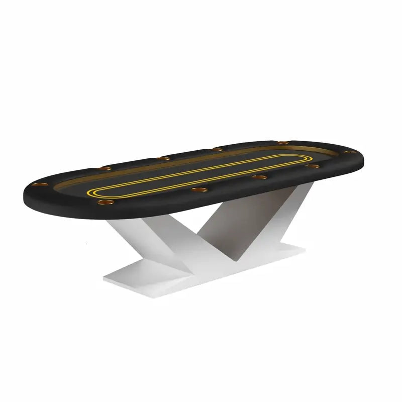 Arts Gameroom Luxor Poker Table - White