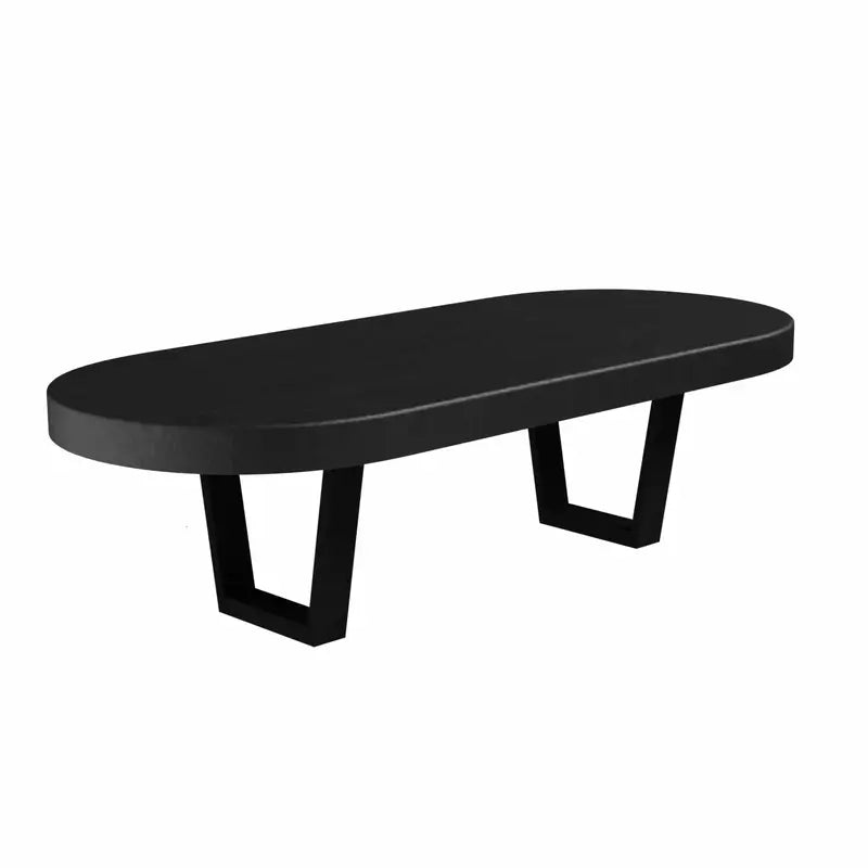 Arts Gameroom Manetho Poker Table - Ebony Black Dining Top