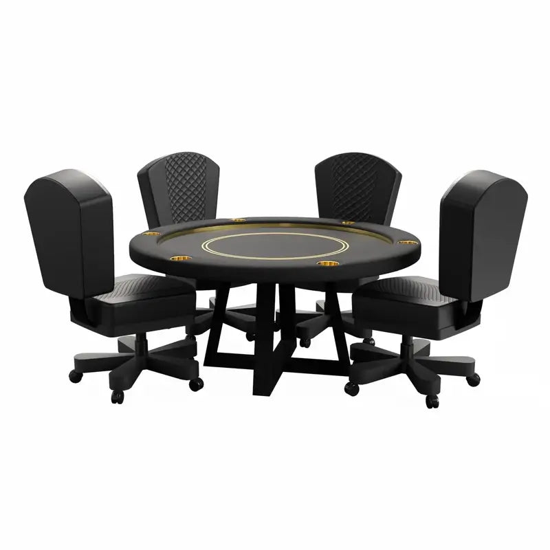 Manetho Round Poker Table by Arts Gameroom Table and chairs