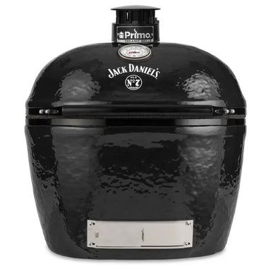 Primo PGCXLHJ Jack Daniels Edition Oval XL 400 Ceramic Kamado Grill With Stainless Steel Grates