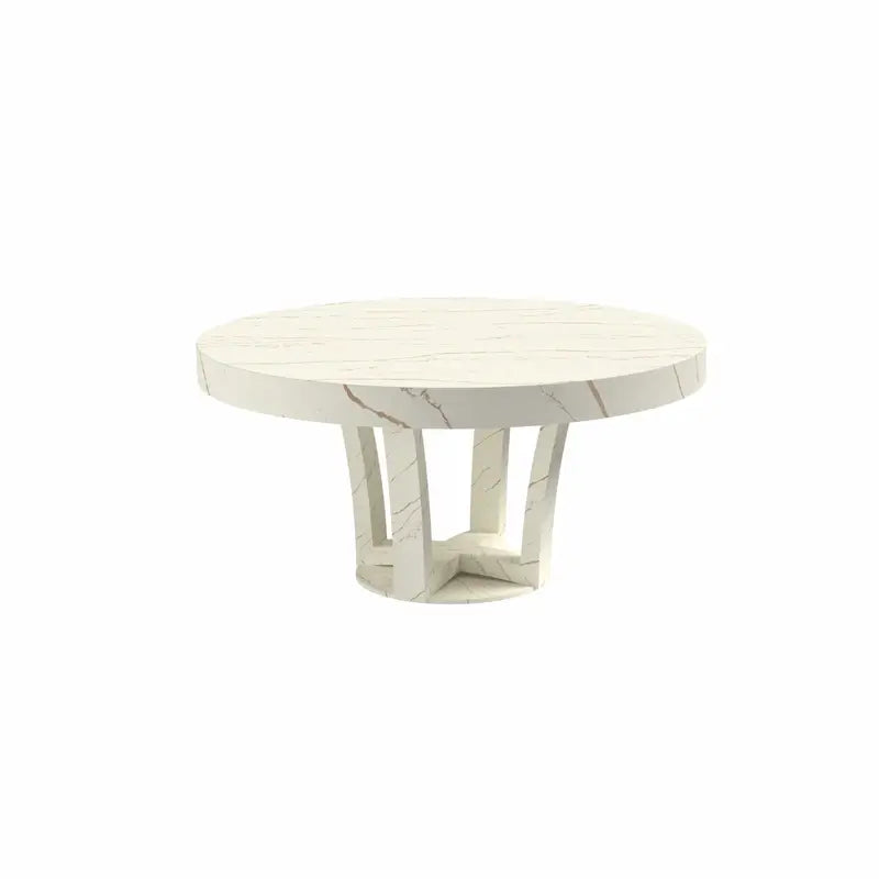 Galaxy Round Poker Table  by Arts Gameroom Quartz Marble Dining Top