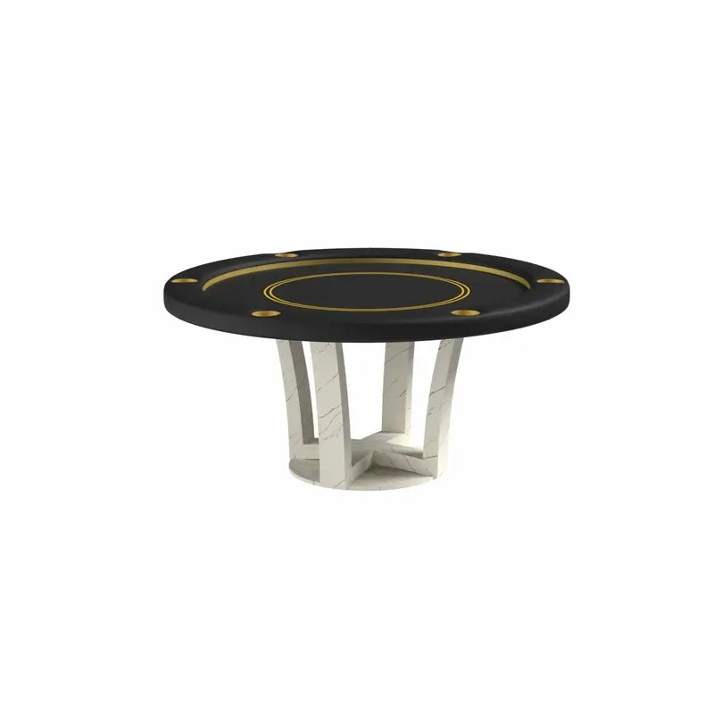 Galaxy Round Poker Table  by Arts Gameroom Quartz Marble