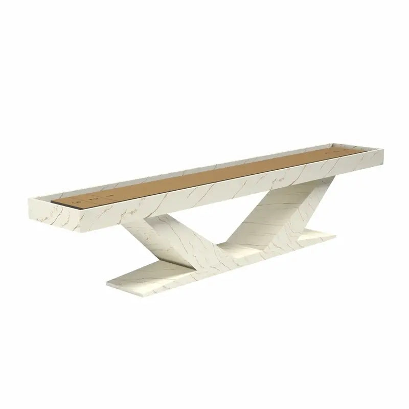 Luxor Shuffleboard Table by Arts Gameroom Quartz Marble
