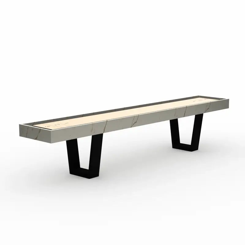 Manetho Shuffleboard Table by Arts Gameroom Quartz Marble