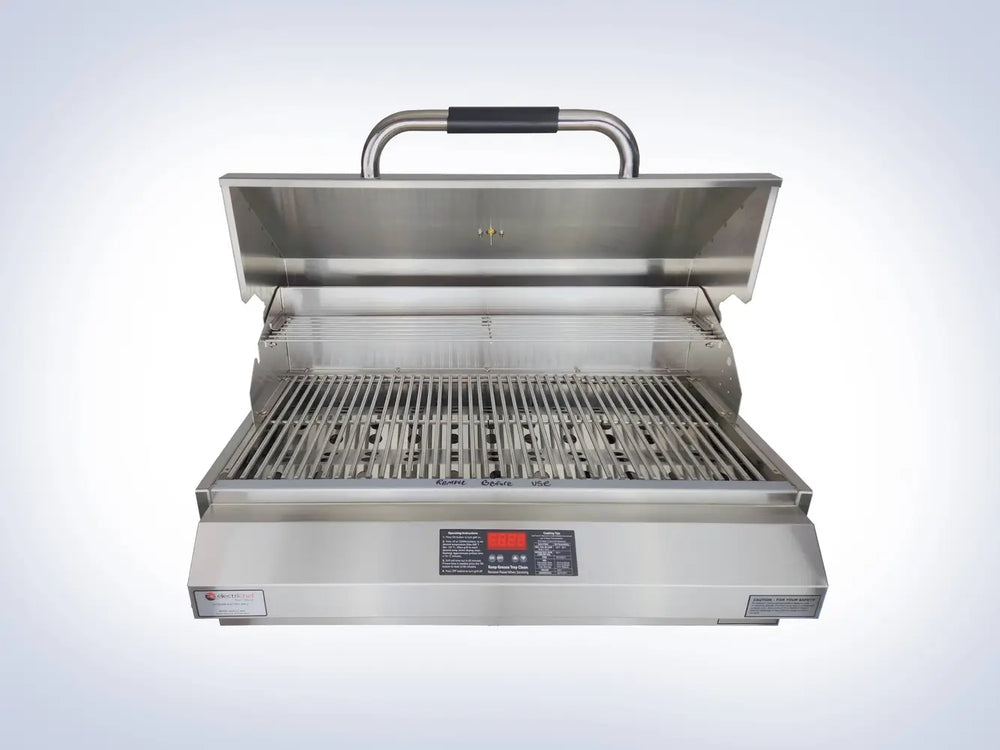 ElectriChef Ruby 32" Built-in Grill - Open Lid