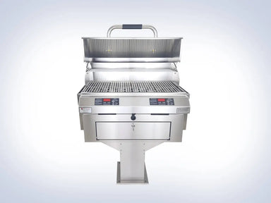 ElectriChef Ruby 32" Dual Pedestal Electric Grill - Front View
