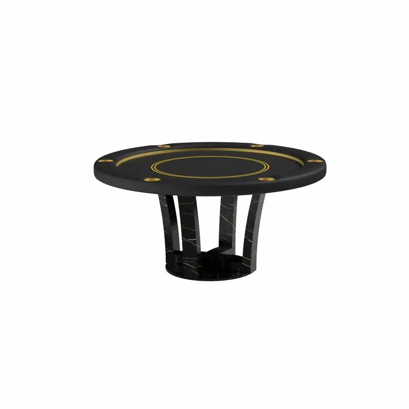 Galaxy Round Poker Table  by Arts Gameroom Sahara Noir